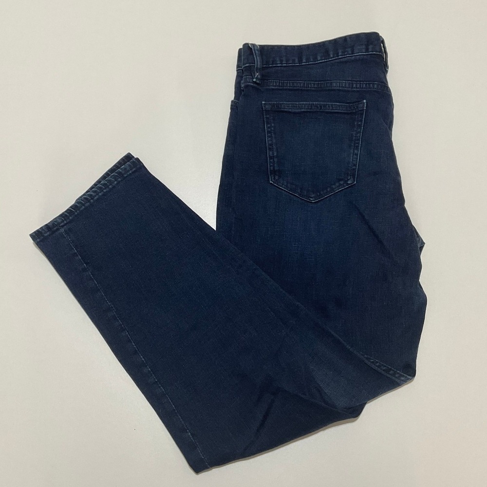 Banana Republic Mens Slim Fit Jeans Dark Wash Indigo Denim 35x32